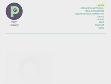 Tablet Screenshot of pollygravely.com